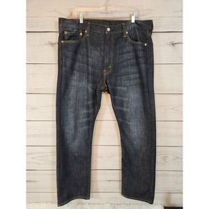 Levi Strauss & Co. Men's Dark Blue Stretch High Rise Straight Jeans‎ Size 38X30